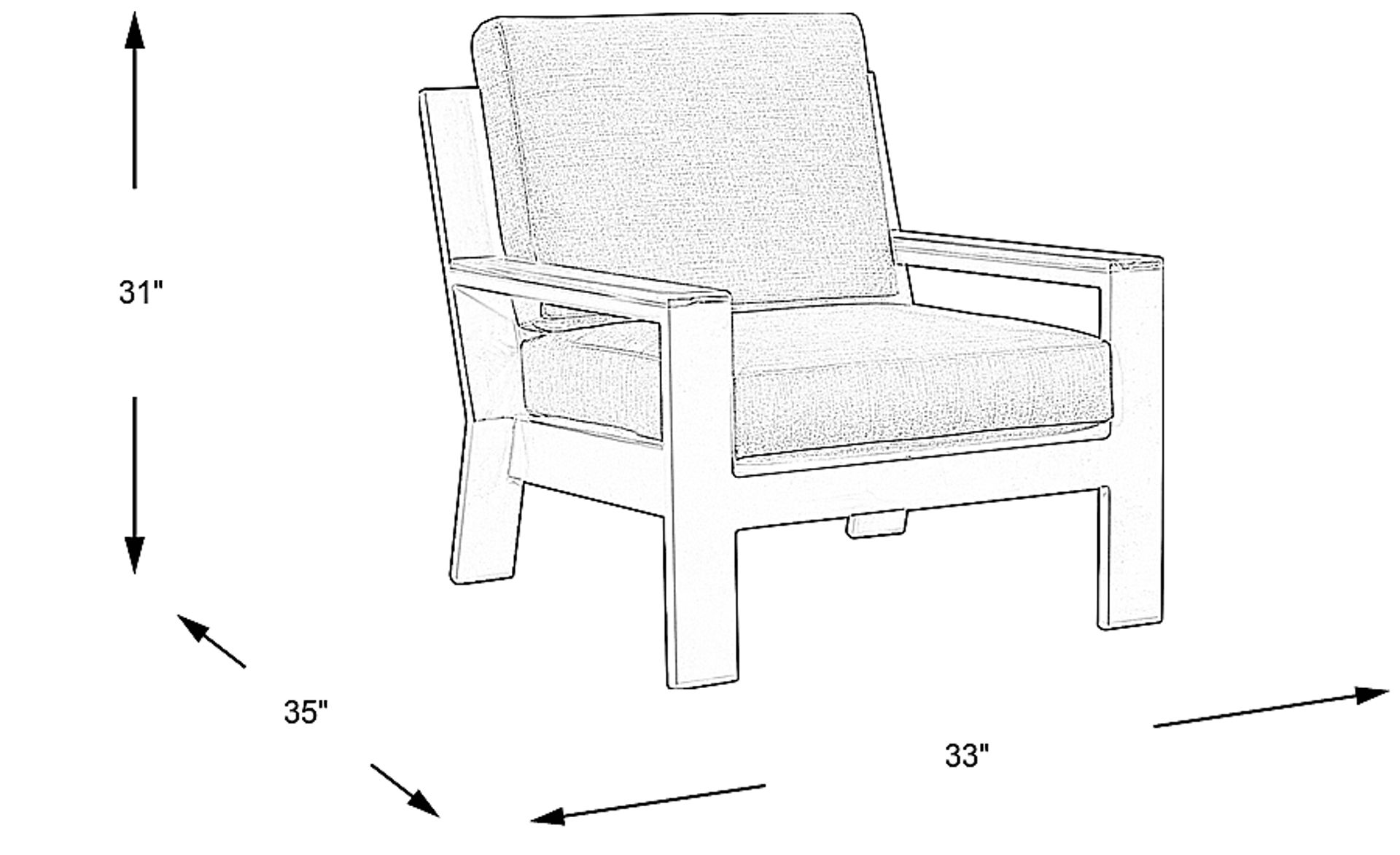 Dimension Image. Please refer to the Dimension Tab on this page for dimension details.