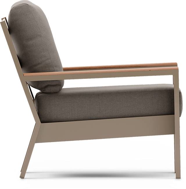 Solana Taupe 4 Pc Outdoor Loveseat Seating Set With Mushroom Cushions - Thumbnail - Image 8