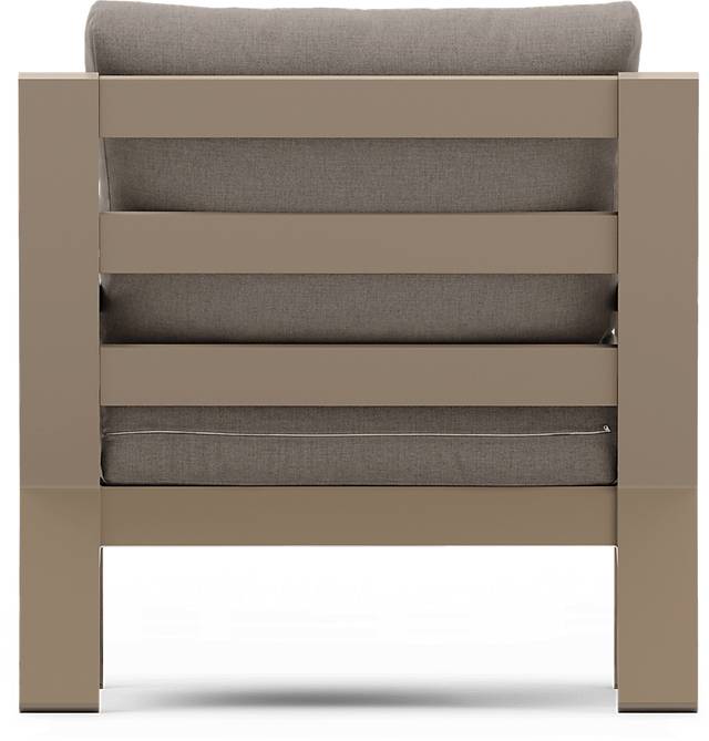 Solana Taupe 4 Pc Outdoor Loveseat Seating Set With Mushroom Cushions - Thumbnail - Image 9