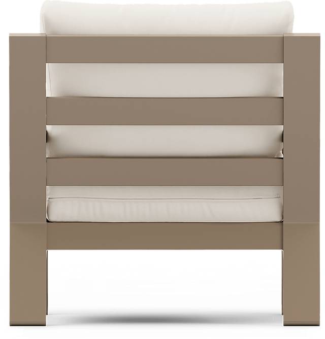 Solana Taupe 4 Pc Outdoor Sofa Seating Set With Natural Cushions - Thumbnail - Image 9