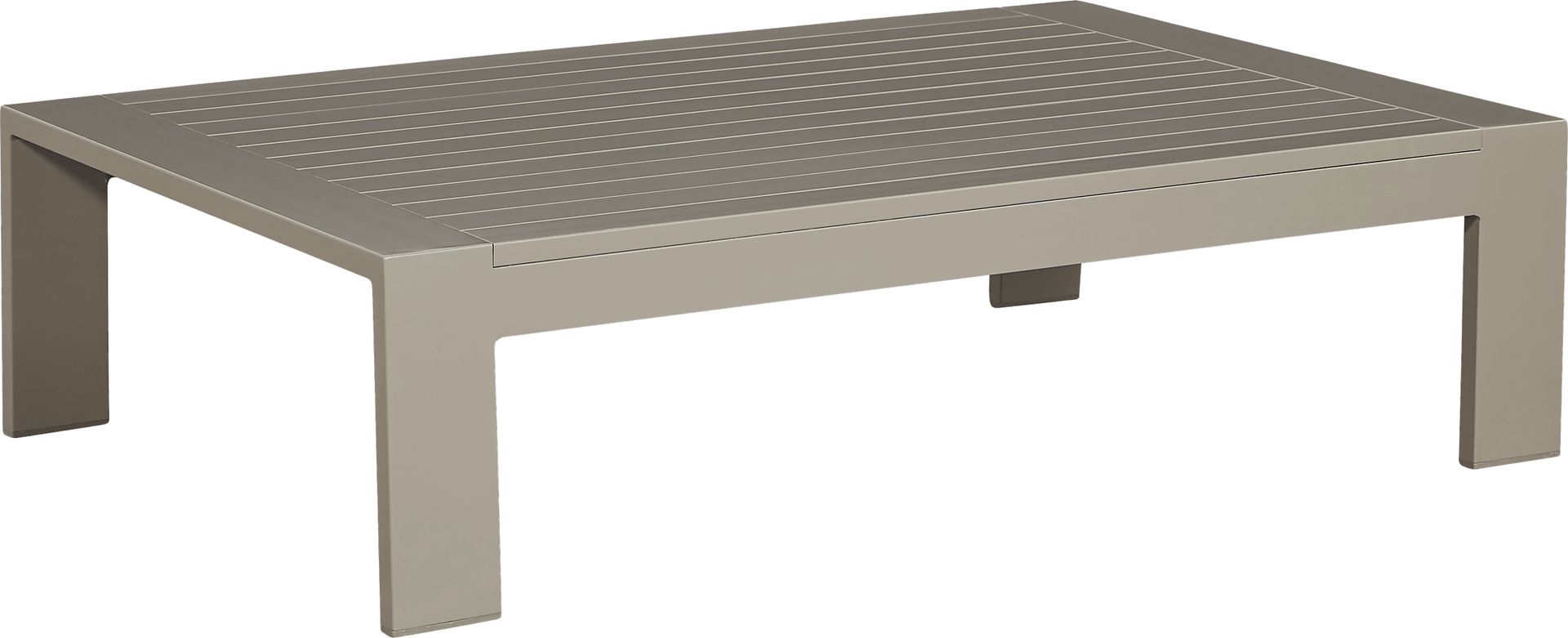 Solana Taupe Outdoor Cocktail Table - Image 1
