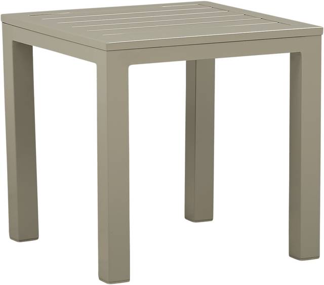 Solana Taupe Square Outdoor End Table - Thumbnail - Image 1