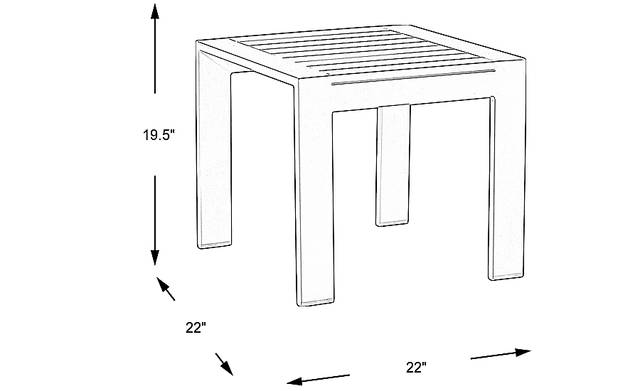 Dimension Image. Please refer to the Dimension Tab on this page for dimension details.