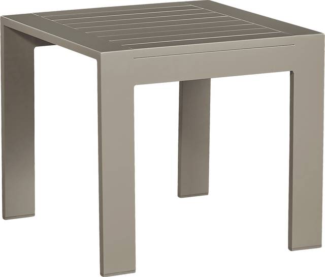 Solana Taupe Outdoor End Table - Thumbnail - Image 1
