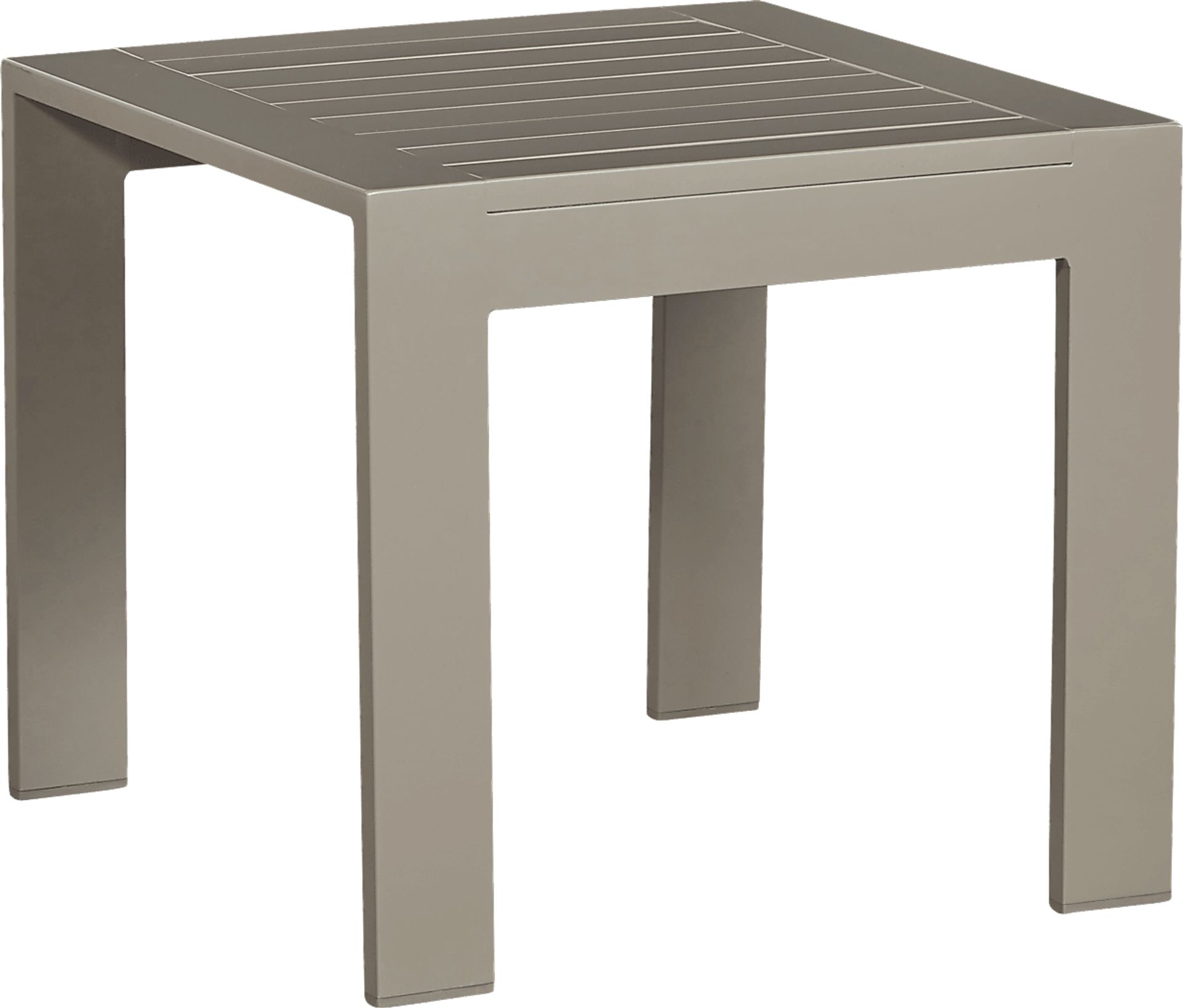 Solana Taupe Outdoor End Table - Image 1