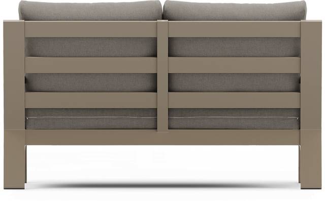 Solana Taupe 4 Pc Outdoor Loveseat Seating Set With Mushroom Cushions - Thumbnail - Image 5