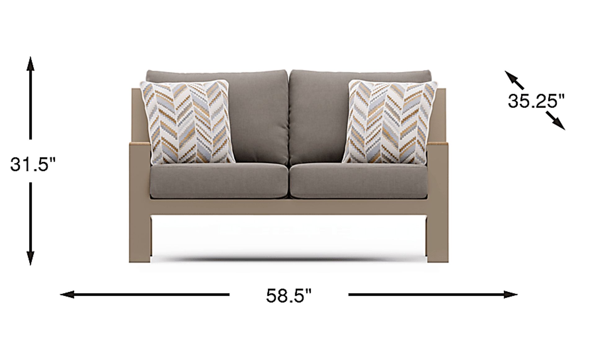 Dimension Image. Please refer to the Dimension Tab on this page for dimension details.