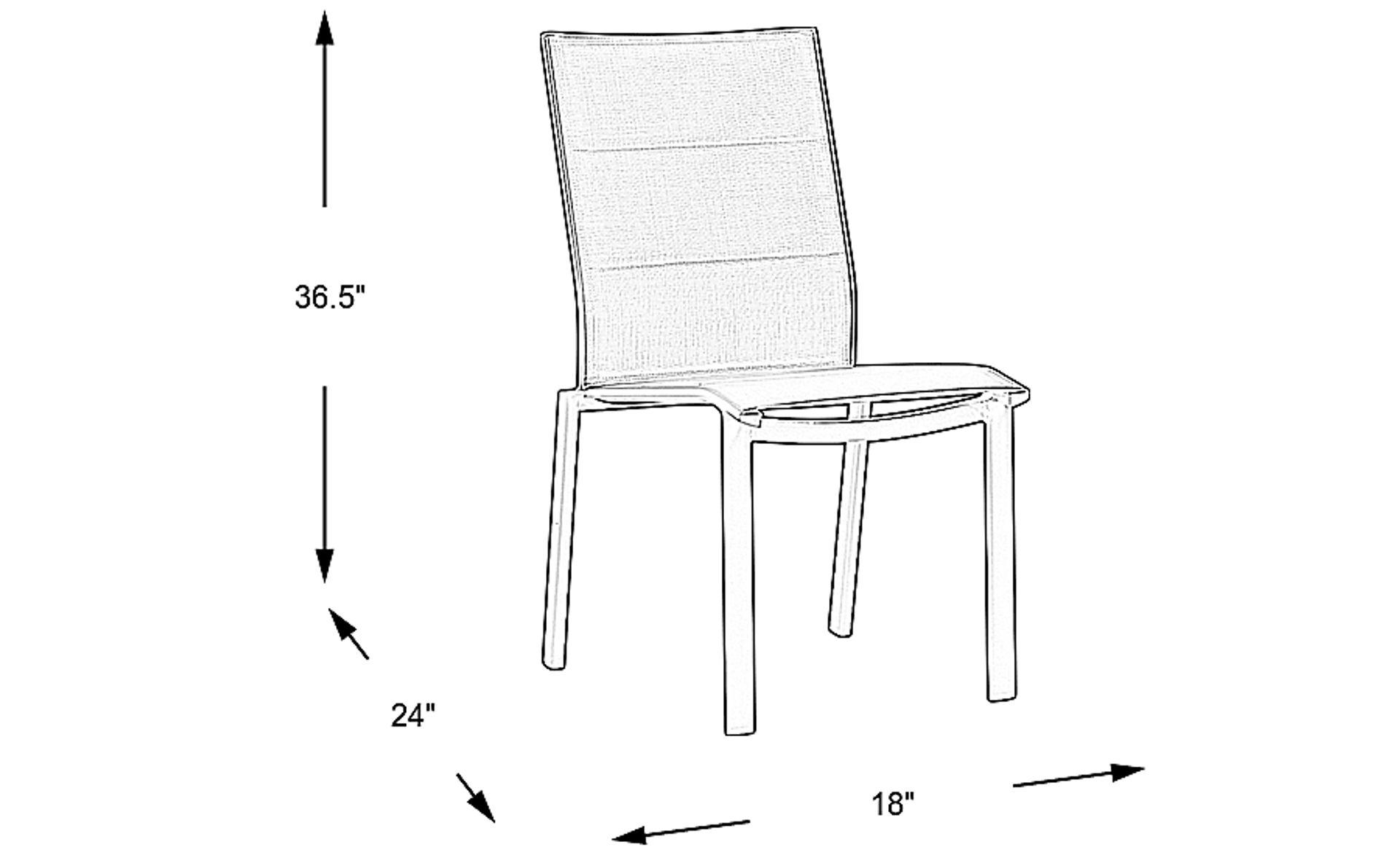 Dimension Image. Please refer to the Dimension Tab on this page for dimension details.