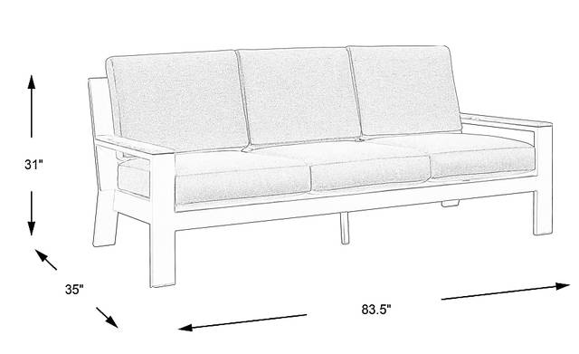 Dimension Image. Please refer to the Dimension Tab on this page for dimension details.