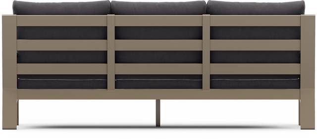 Solana Taupe 4 Pc Outdoor Sofa Seating Set With Charcoal Cushions - Thumbnail - Image 5