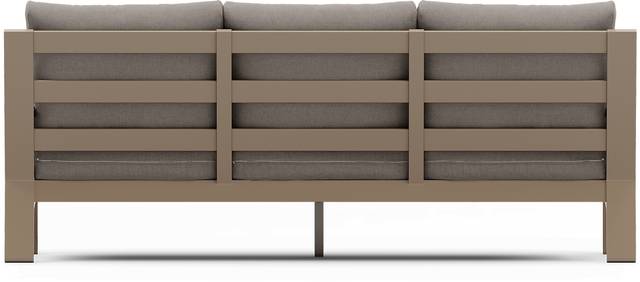 Solana Taupe Outdoor Sofa with Mushroom Cushions - Thumbnail - Image 4