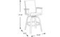 Solana Taupe Outdoor Swivel Barstool, Set of Two