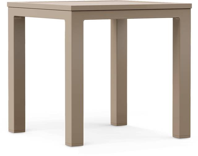 Solana Taupe Square Outdoor End Table - Thumbnail - Image 1