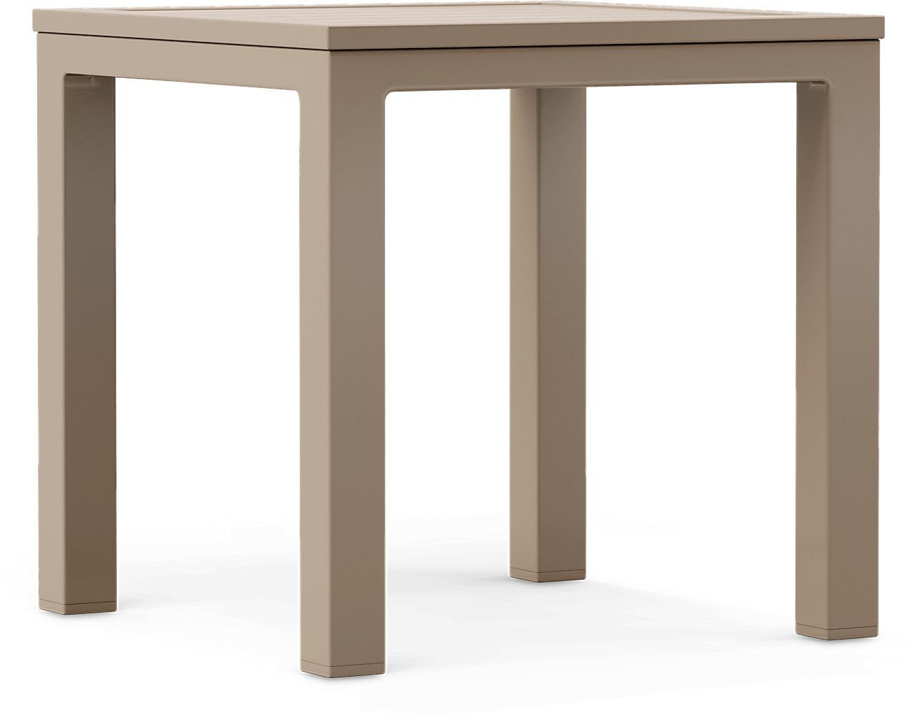 Solana Taupe Square Outdoor End Table