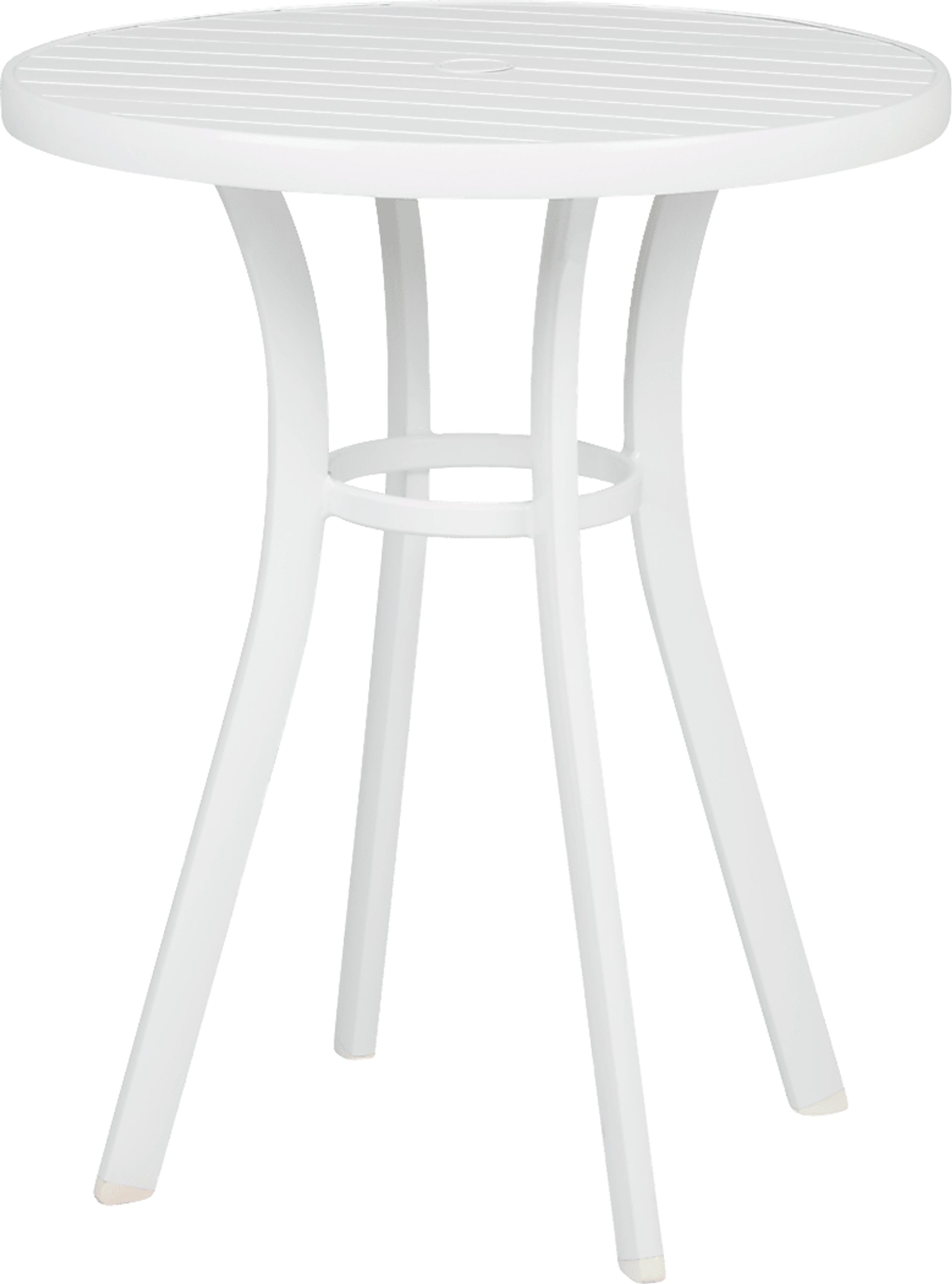 Solana White 3 Pc Outdoor Balcony Dining Set - Image 2