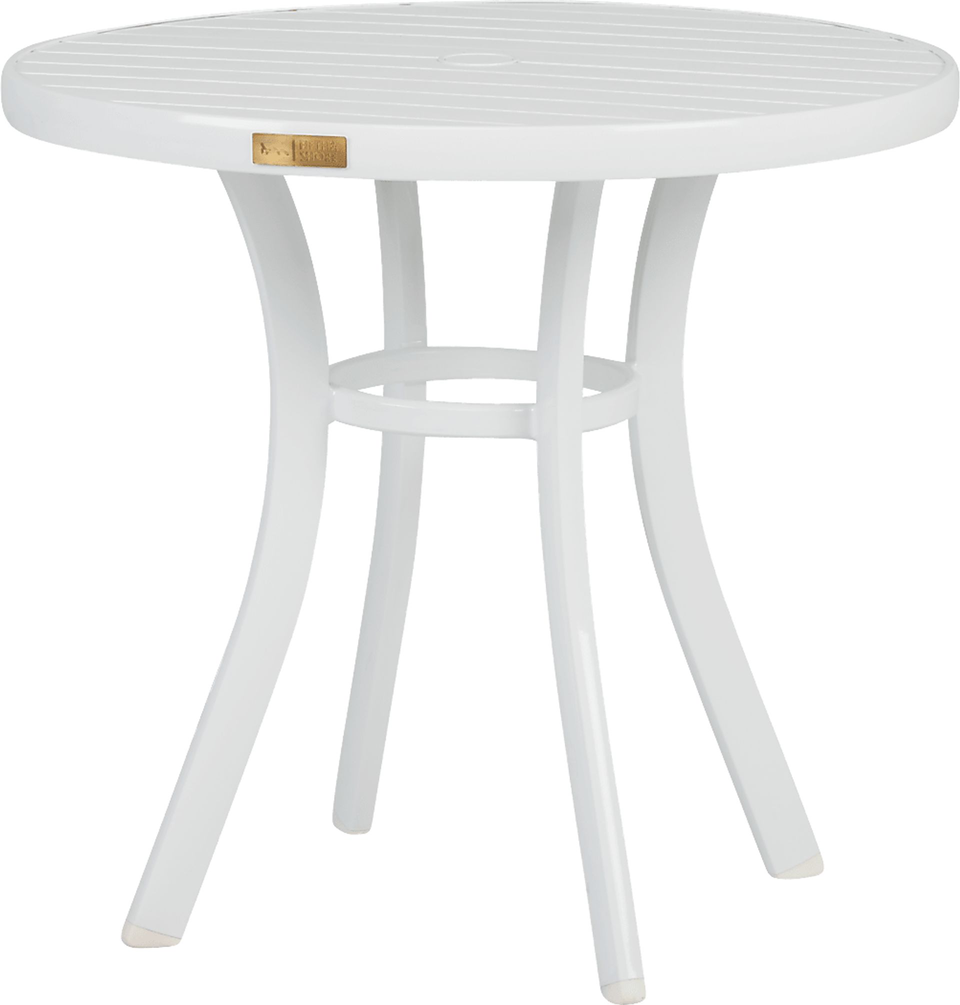 Solana White 3 Pc Outdoor Dining Set - Image 2