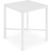 Solana White 38 in. Square Bar Height Outdoor Dining Table