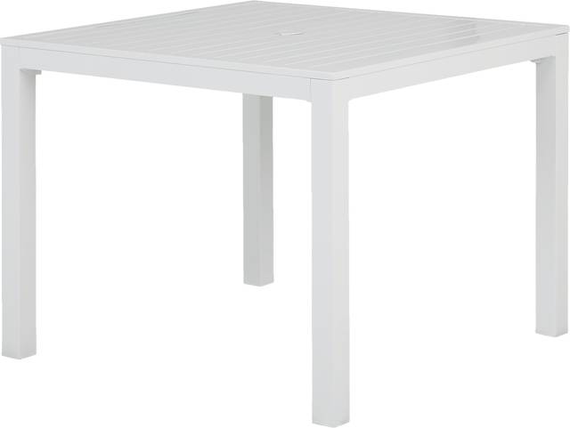Solana White 5 Pc Outdoor Dining Set - Thumbnail - Image 2