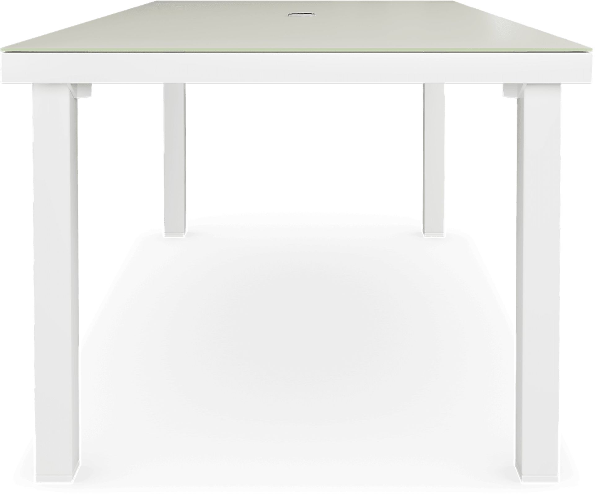 Solana White 70 in. Rectangle Outdoor Dining Table - Image 6