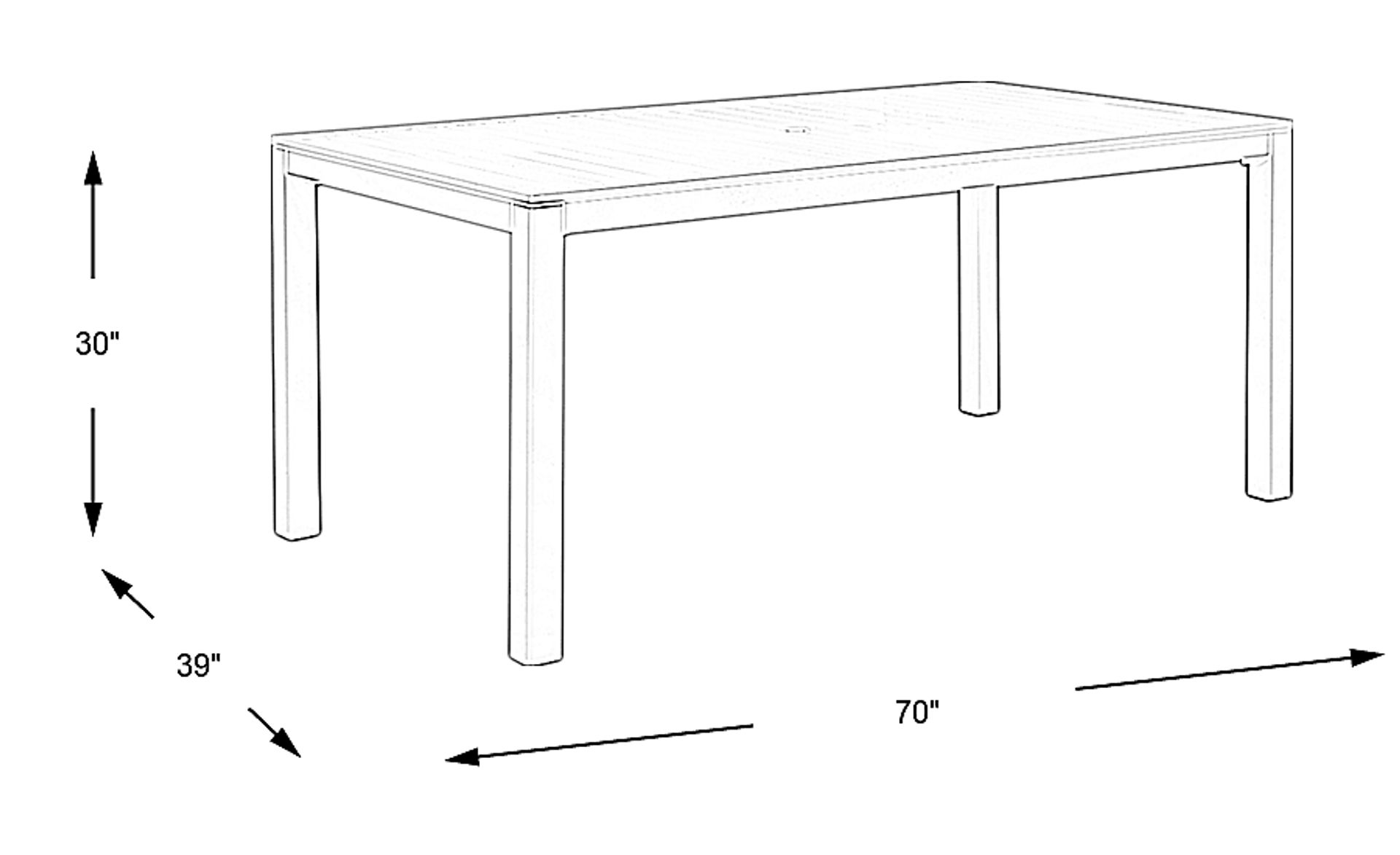 Dimension Image. Please refer to the Dimension Tab on this page for dimension details.