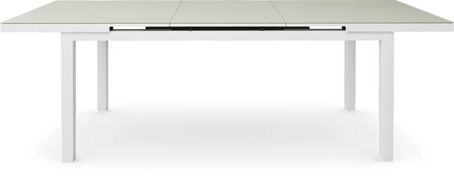 Solana White 71-94 in. Rectangle Outdoor Dining Table - Thumbnail - Image 2