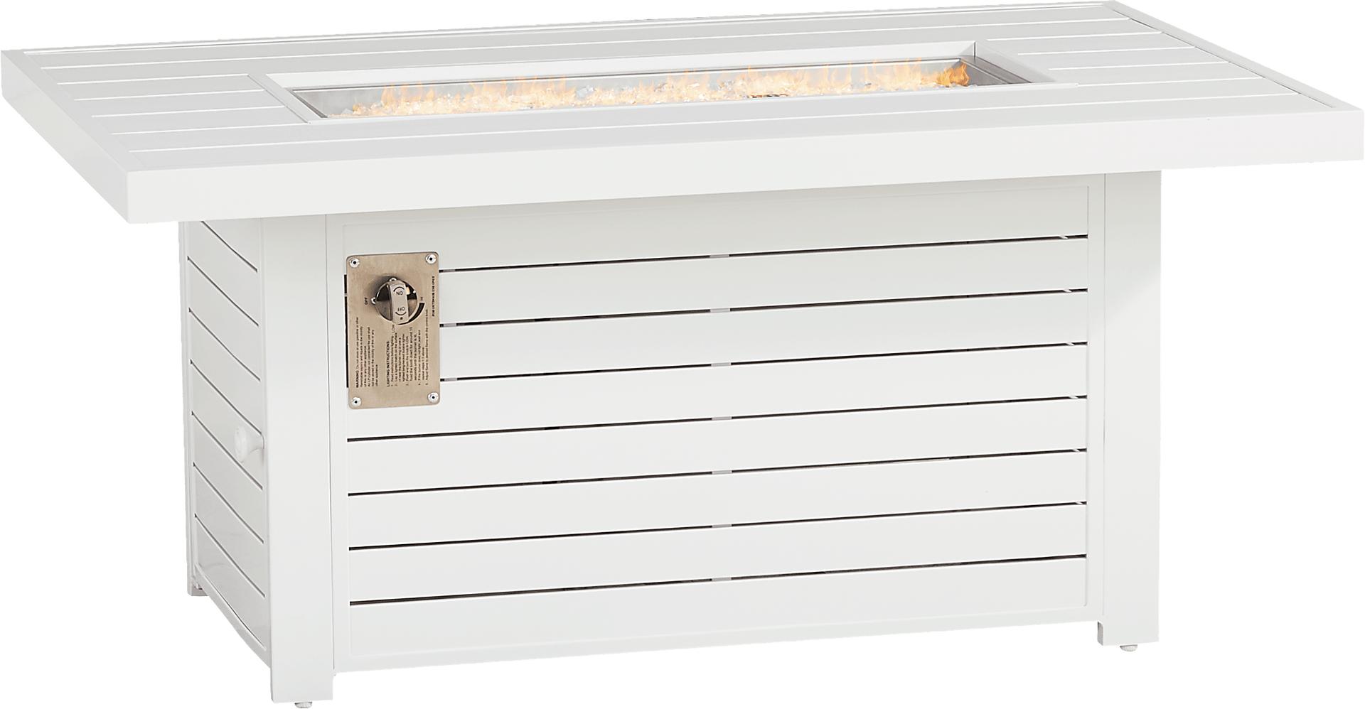 Solana White Fire Pit