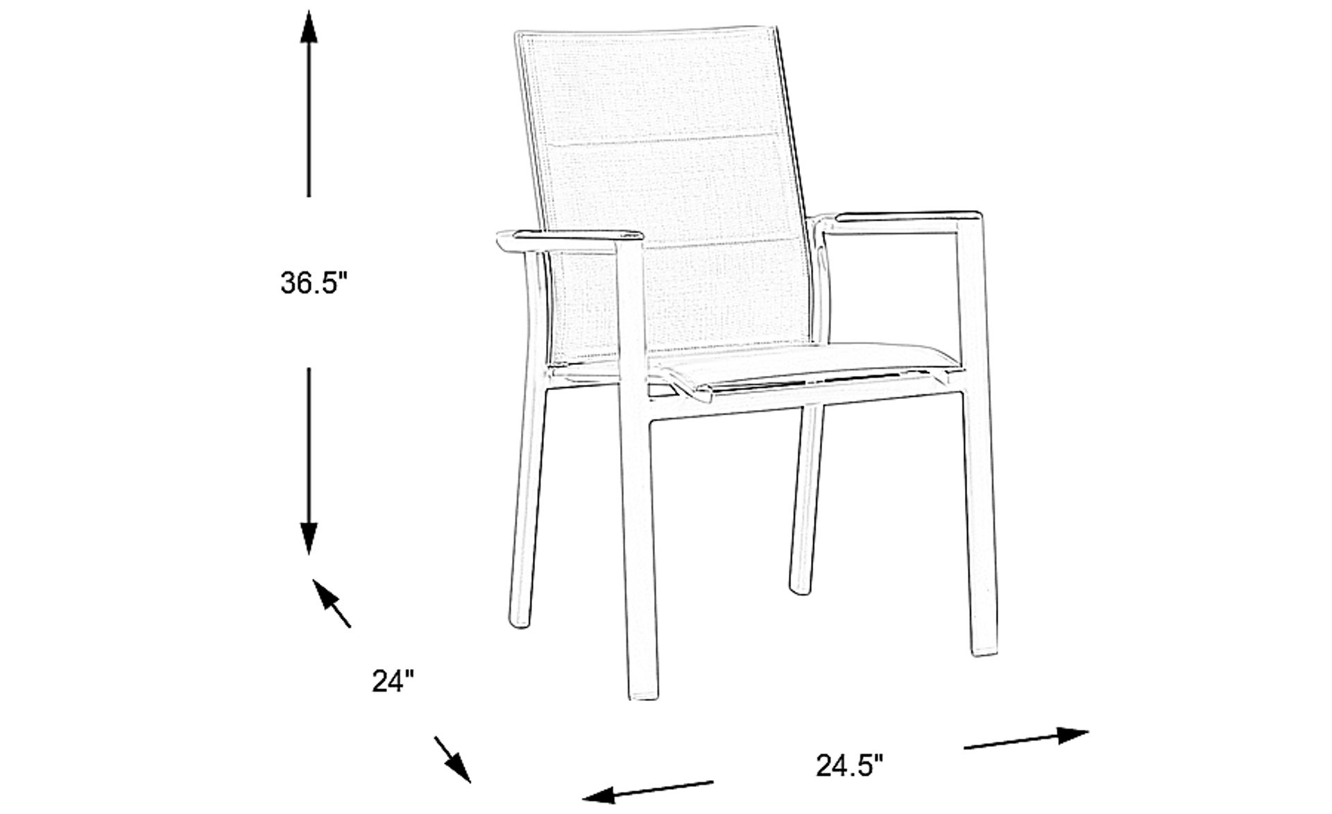 Dimension Image. Please refer to the Dimension Tab on this page for dimension details.