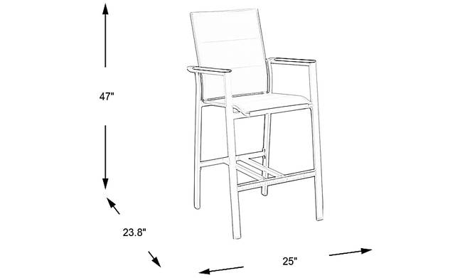 Dimension Image. Please refer to the Dimension Tab on this page for dimension details.