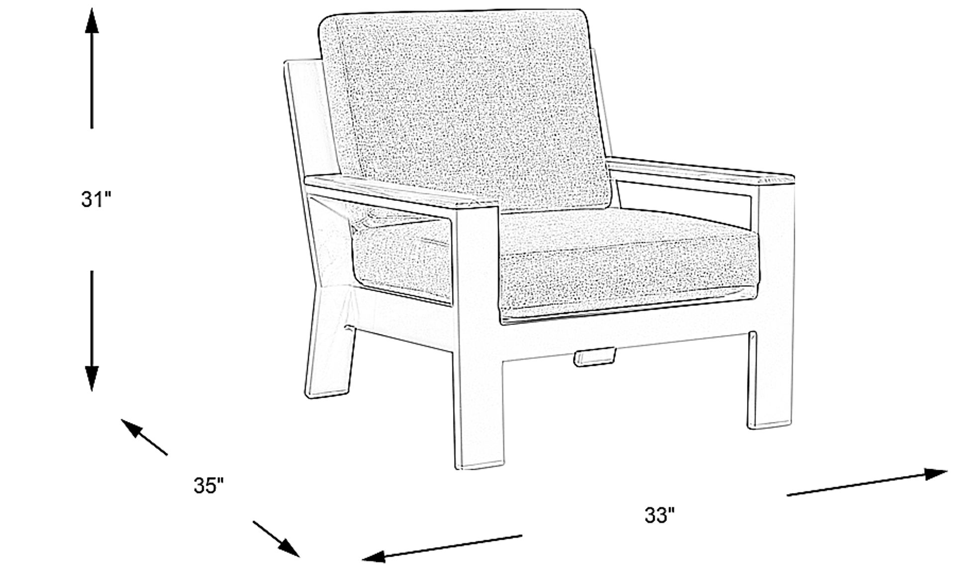 Dimension Image. Please refer to the Dimension Tab on this page for dimension details.