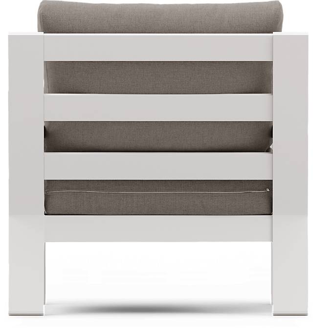 Solana White 4 Pc Outdoor Sofa Seating Set With Mushroom Cushions - Thumbnail - Image 9