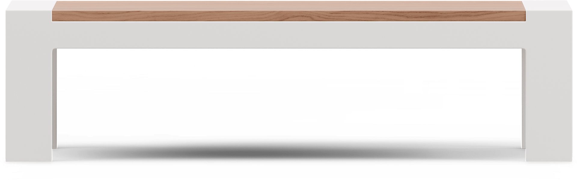 Solana White 4 Pc Outdoor Loveseat Seating Set With Blueberry Cushions - Image 7