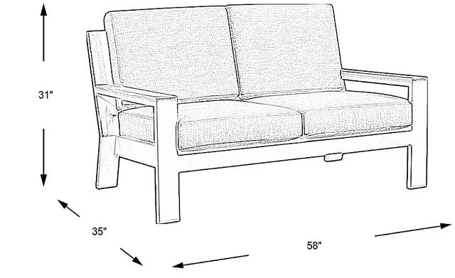 Dimension Image. Please refer to the Dimension Tab on this page for dimension details.