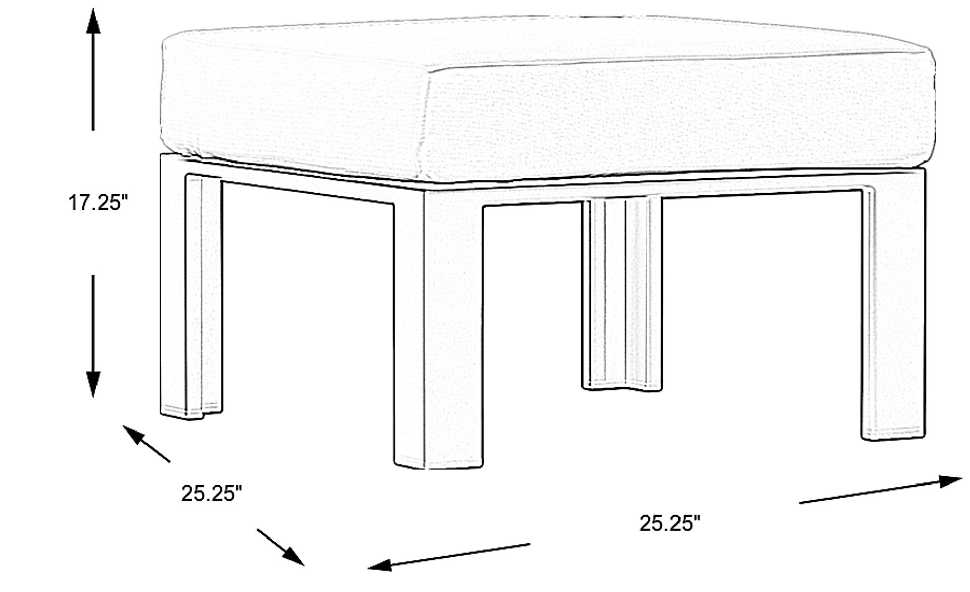 Dimension Image. Please refer to the Dimension Tab on this page for dimension details.