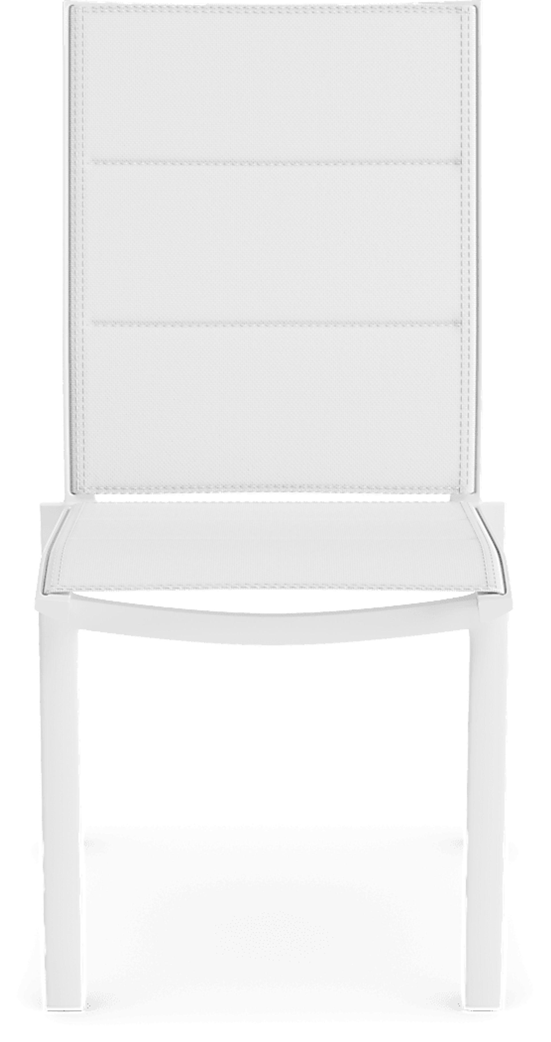 Solana White 5 Pc 70 in. Rectangle Outdoor Dining Set - Image 7