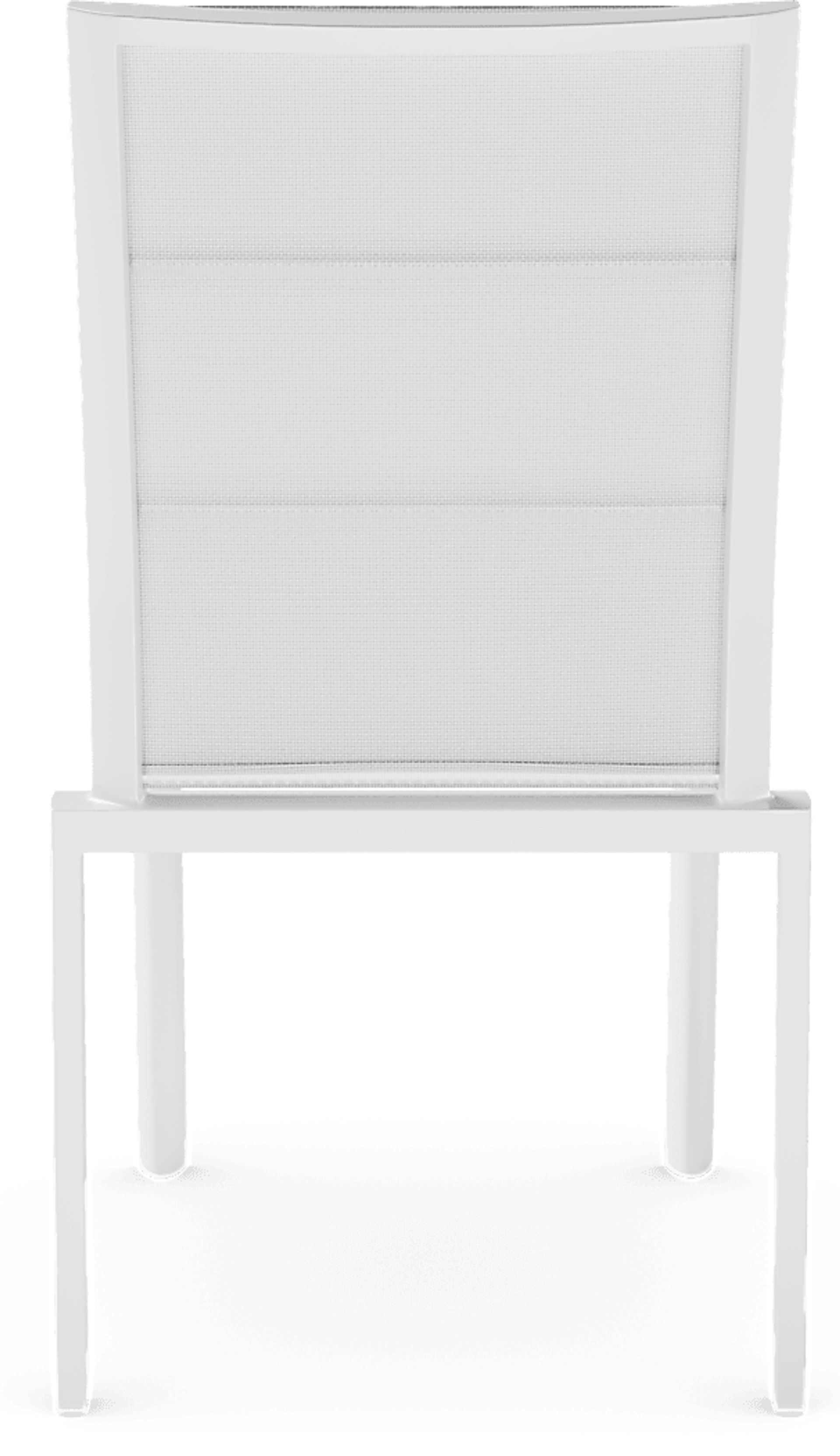 Solana White 5 Pc 70 in. Rectangle Outdoor Dining Set - Image 9