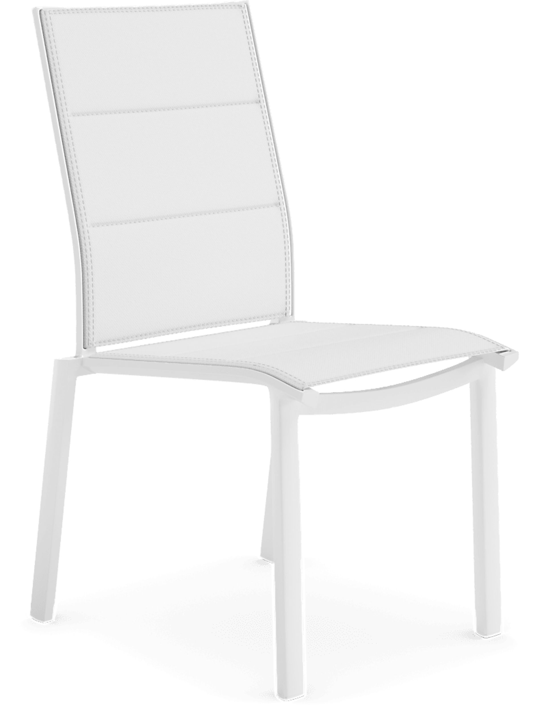 Solana White 5 Pc 70 in. Rectangle Outdoor Dining Set - Image 6
