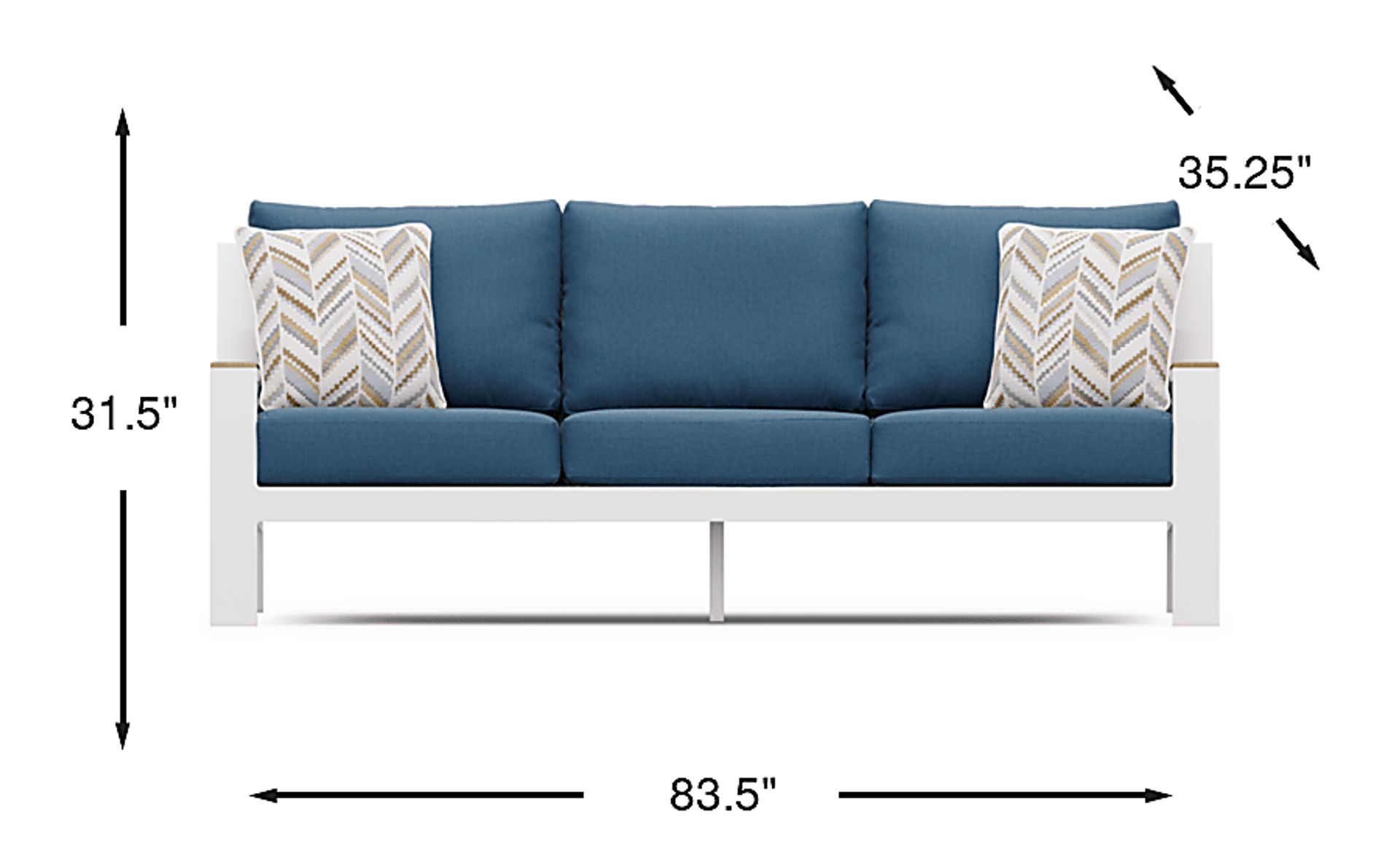 Dimension Image. Please refer to the Dimension Tab on this page for dimension details.