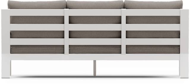 Solana White 4 Pc Outdoor Sofa Seating Set With Mushroom Cushions - Thumbnail - Image 5