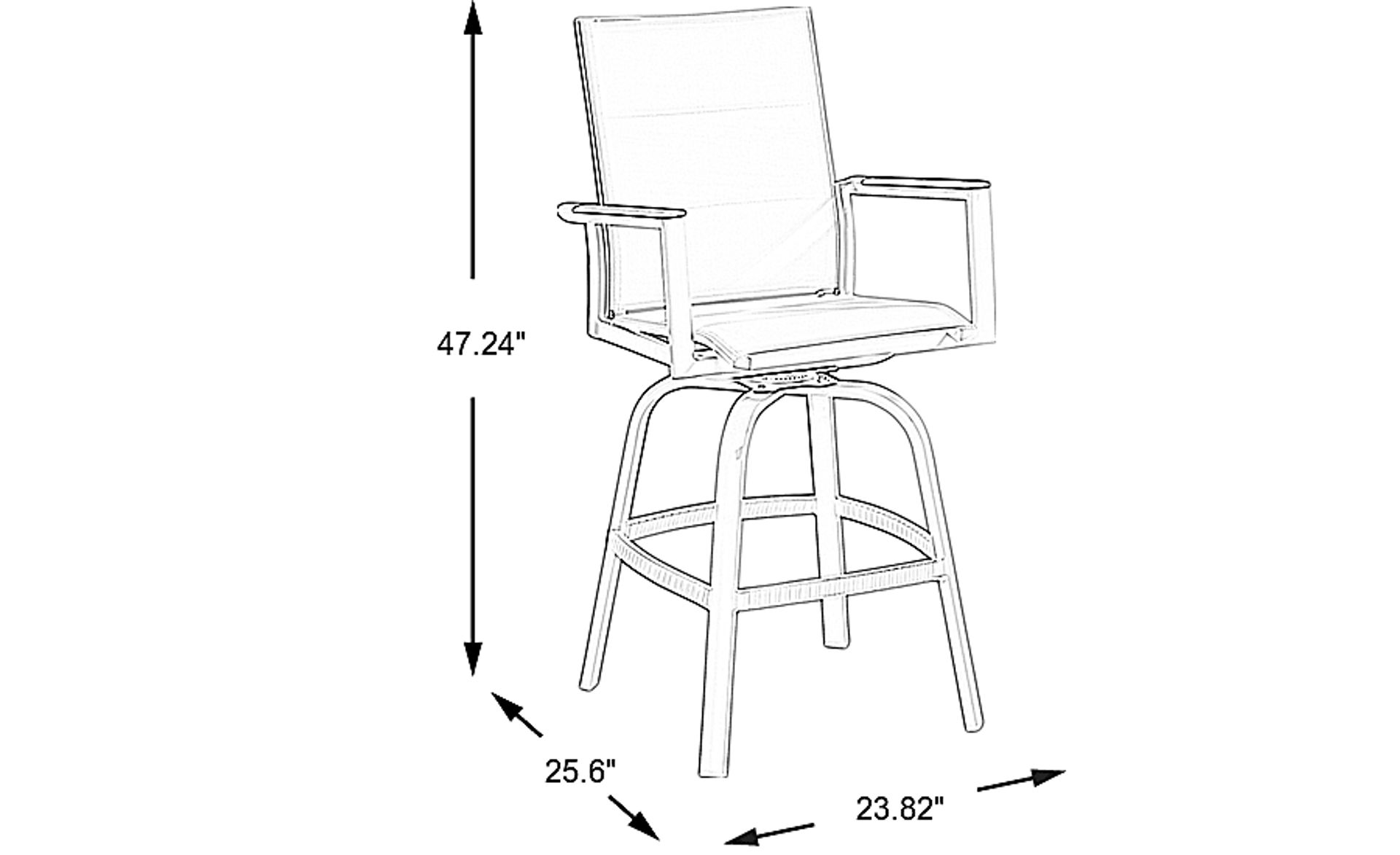 Dimension Image. Please refer to the Dimension Tab on this page for dimension details.