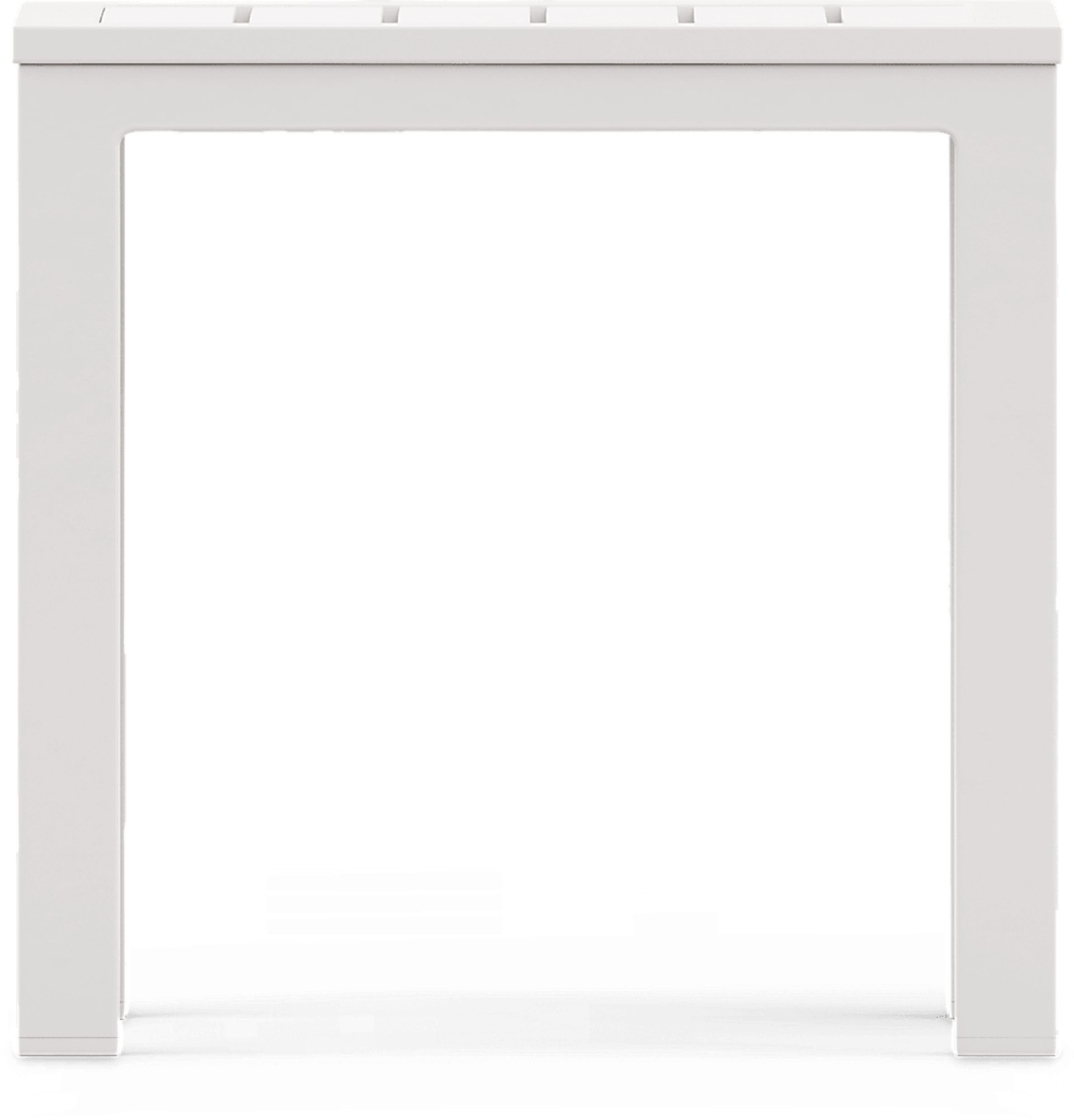 Solana White Square Outdoor End Table - Image 3