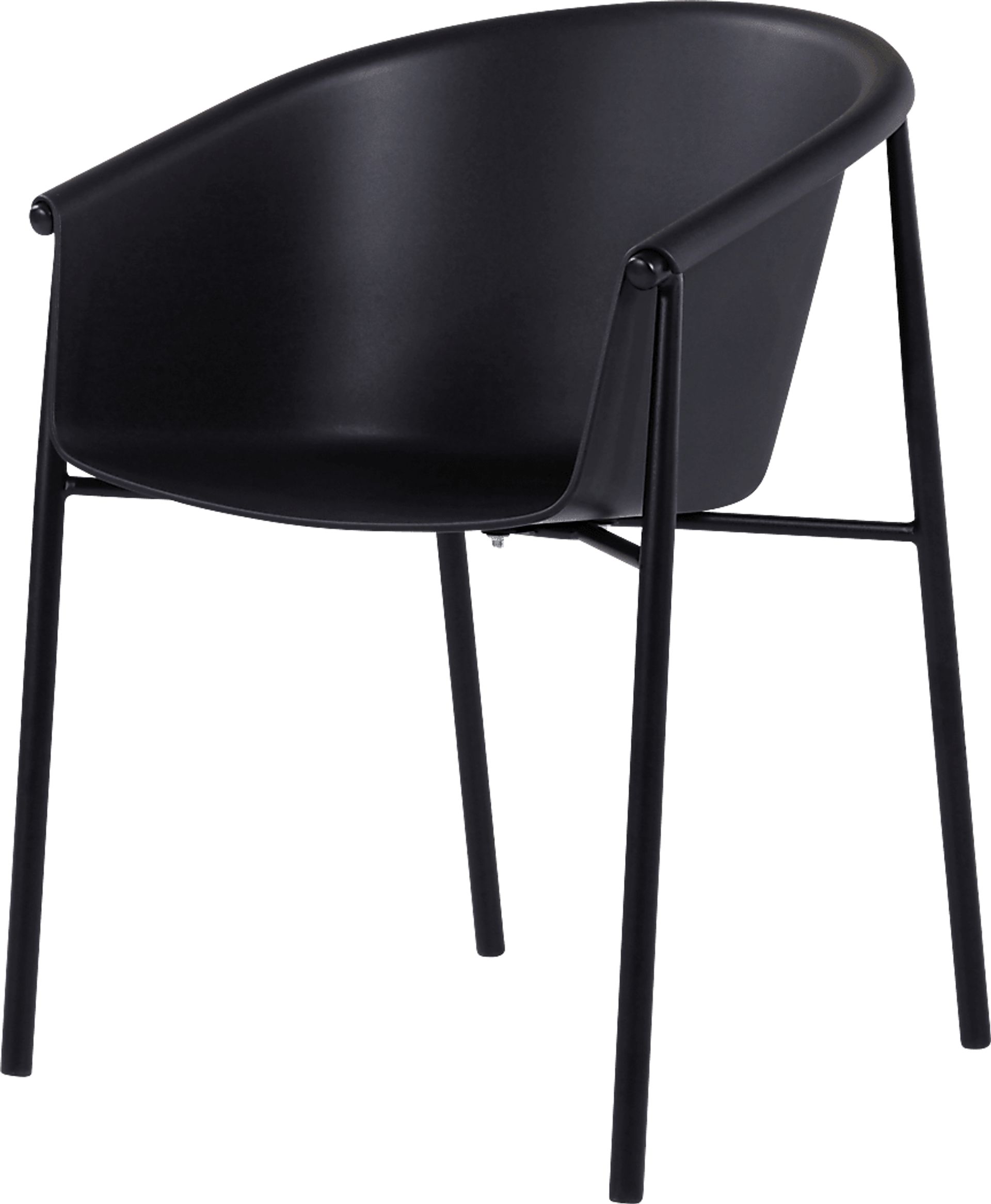 Soldau Black Outdoor Side Chair - Image 3