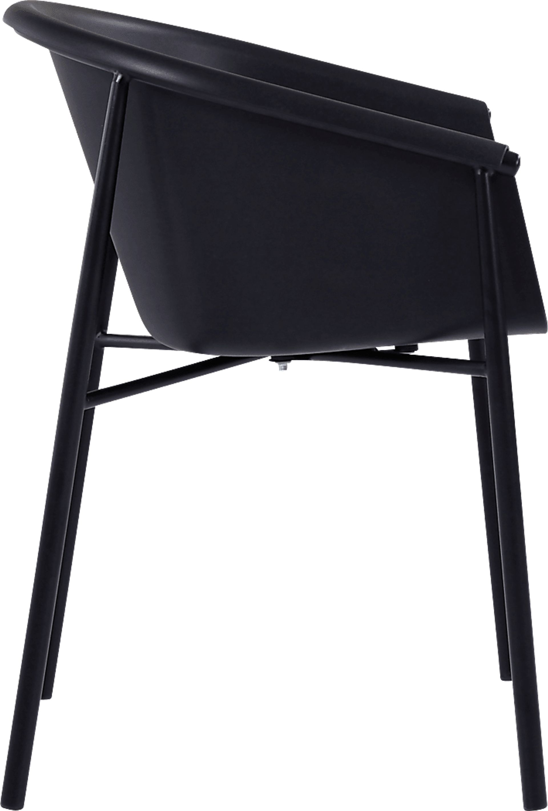 Soldau Black Outdoor Side Chair - Image 4