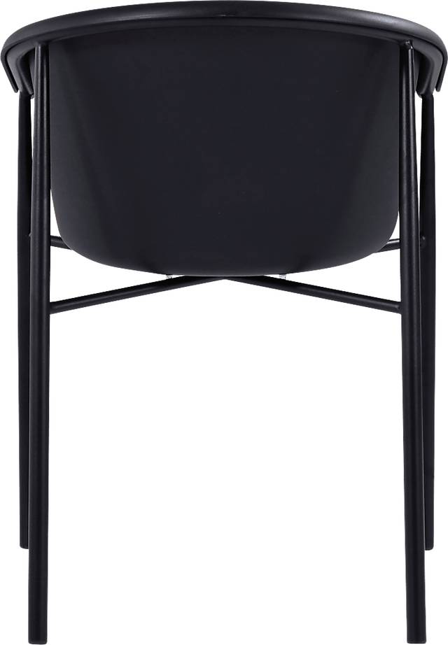 Soldau Black Outdoor Side Chair - Thumbnail - Image 5