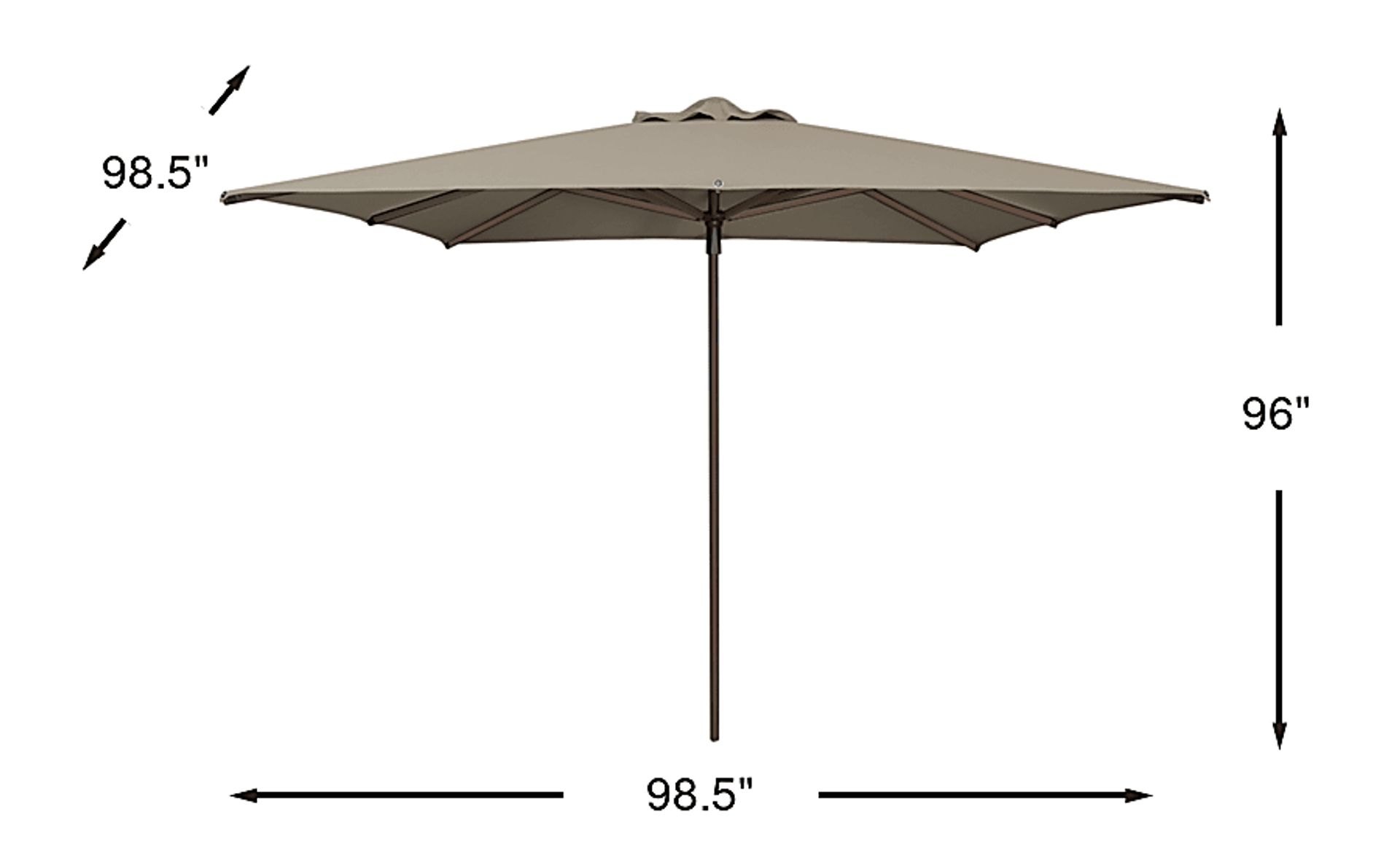 Dimension Image. Please refer to the Dimension Tab on this page for dimension details.