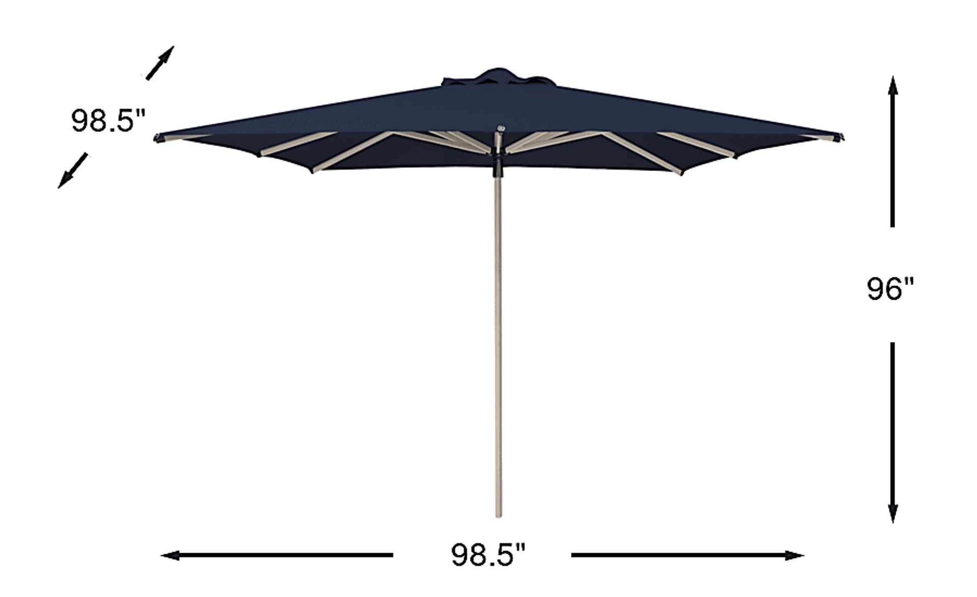 Dimension Image. Please refer to the Dimension Tab on this page for dimension details.