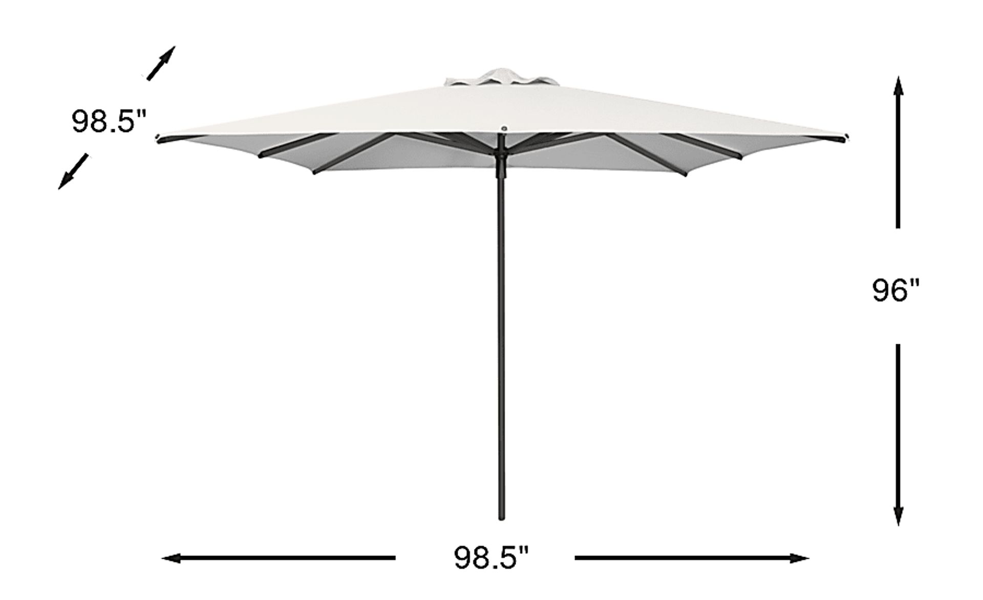 Dimension Image. Please refer to the Dimension Tab on this page for dimension details.