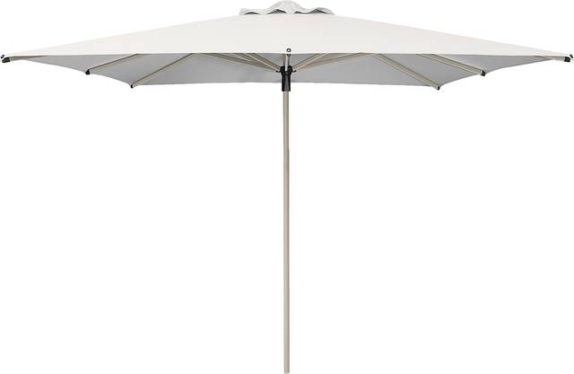 Soleil Driftwood 8' Square Natural Outdoor Umbrella - Thumbnail - Image 1