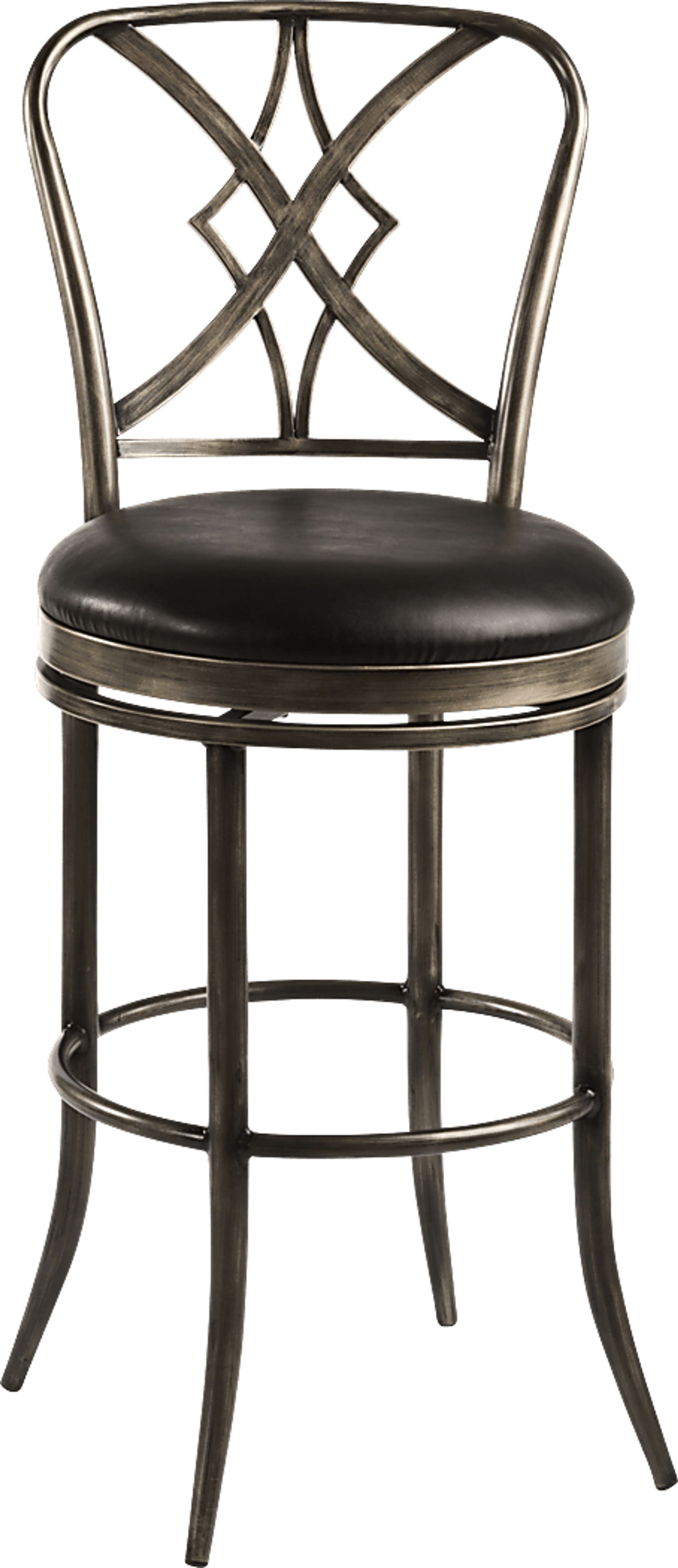 Solent Pewter Barstool - Image 1