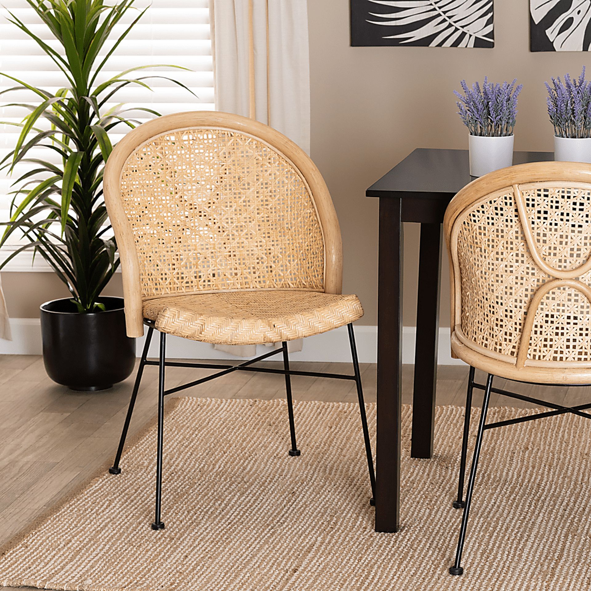 Solferino Natural Dining Chair - Image 2