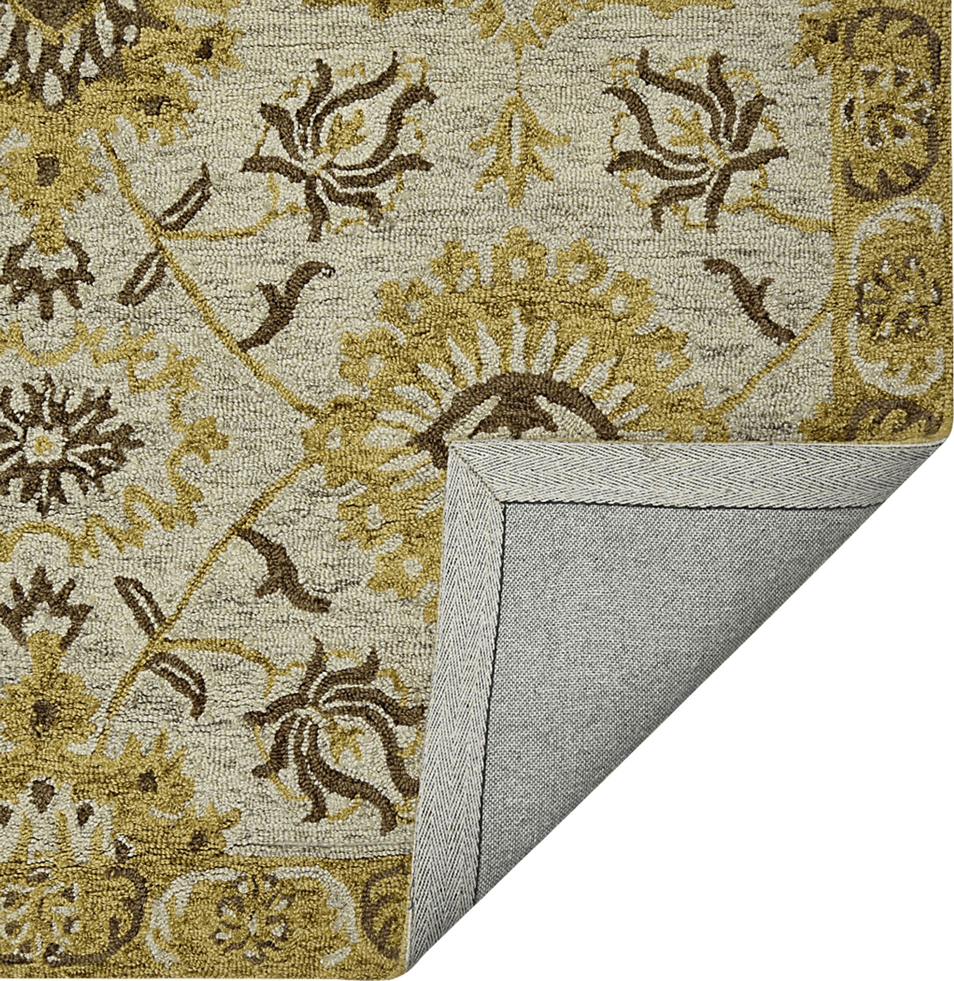 Soline Yellow 8' x 10' Rug - Image 3